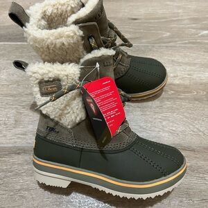 LL Bean Sherpa Lined Duck Boots